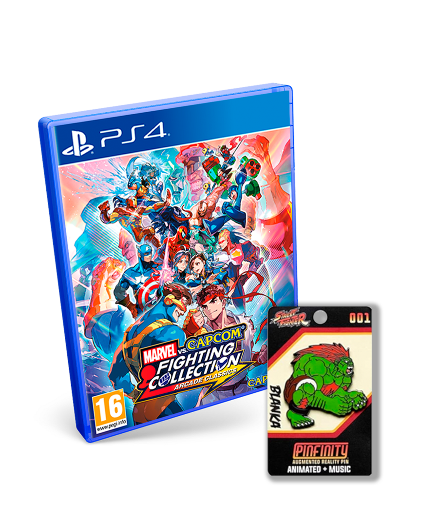 Marvel vs. Capcom Fighting Collection: Arcade Classics + Pin Blanka Street Fighter Oficial