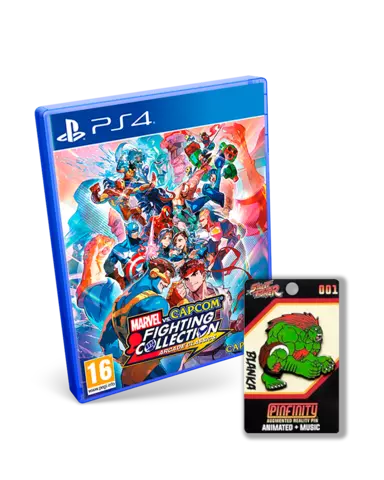 Reservar Marvel vs. Capcom Fighting Collection: Arcade Classics + Pin Blanka Street Fighter Oficial PS4 Pack Blanka