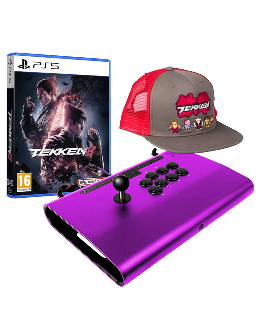 Tekken 8 + Fightstick Victrix Pro FS Arcade Púrpura con Licencia Oficial de PlayStation