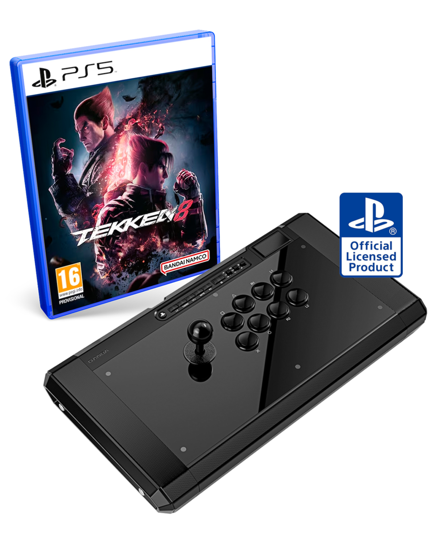 Tekken 8 + Joystick Obsidian Qanba con Licencia Oficial Playstation