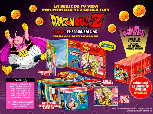 Comprar Dragon Ball Z Box 12 Episodios 224 a 247 Edición Blu-ray Estándar Blu-ray