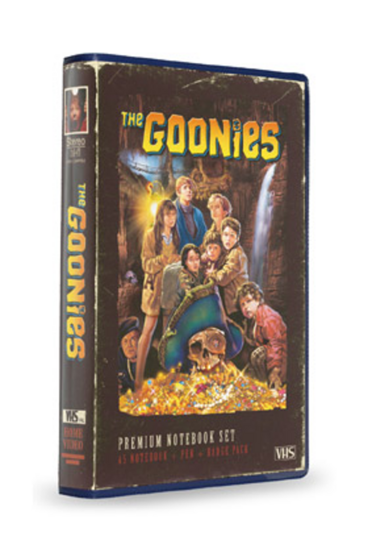 The Goonies Set Papeleria Vhs (Libreta, Chapas Y Boligrafo) The Goonies