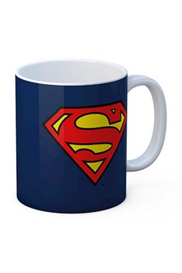 Logo superman dc taza ceramica dc comics