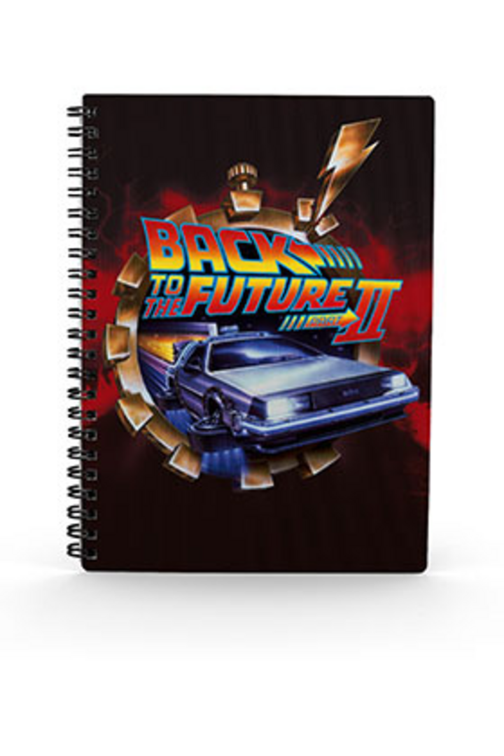 Libreta Efecto 3D Poster Bttf 2 Regreso Al Futuro