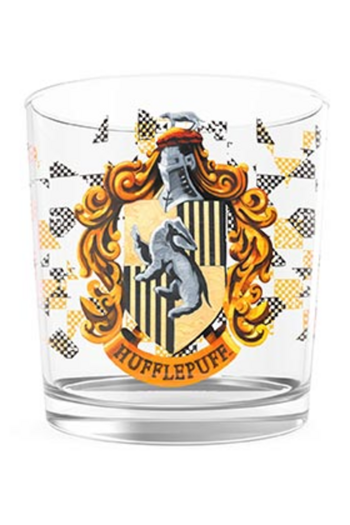 Vaso cristal logo hufflepuff harry potter