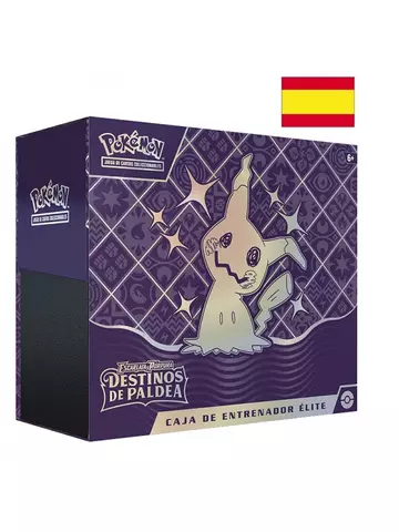 Comprar Pokemon TCG Caja de Entrenador Elite SV 4.5 Paldean Fates Español Estándar