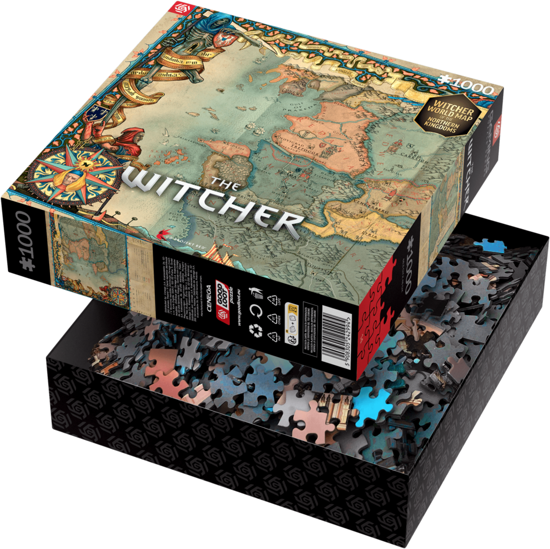 Good Loot - Gaming Puzzle: The Witcher 3 The Northern Kingdoms Puzzles - 1000
