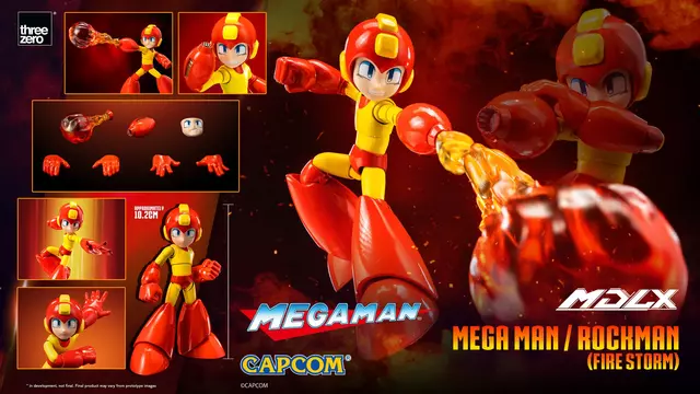 Reservar Figura Megaman Rockman Fire Storm MDLX ThreeZero Figuras Estándar