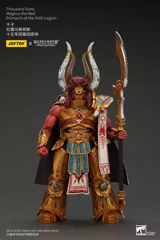 Reservar Figura Magnus el Rojo Primarca de la XVª Legion Thousand Sons- Warhammer 30K The Horus Heresy JoyToy Figuras Estándar