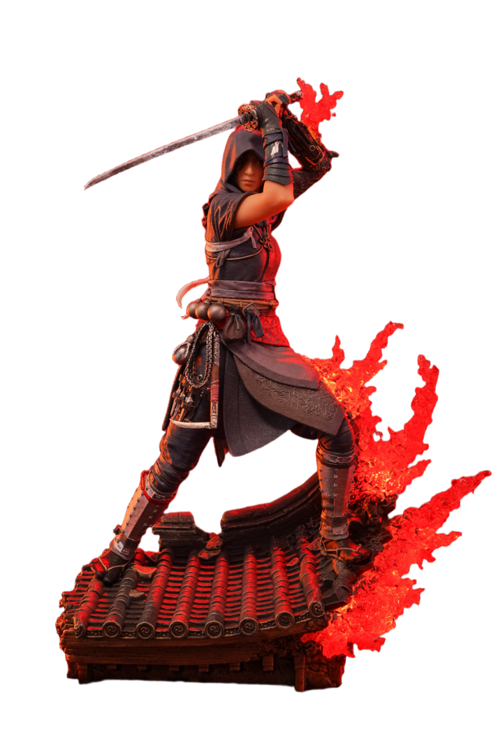 Figura Animus Naoe Estatua Resina Escala 1/8 Assassin's Creed Shadows 27 cm
