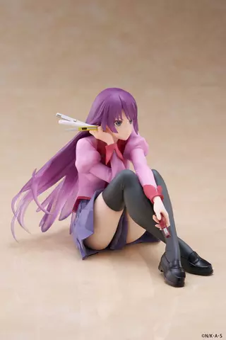 Reservar Figura Hitagi Senjougahara Monogatari Desktop Cute Taito 13cm Figuras Estándar
