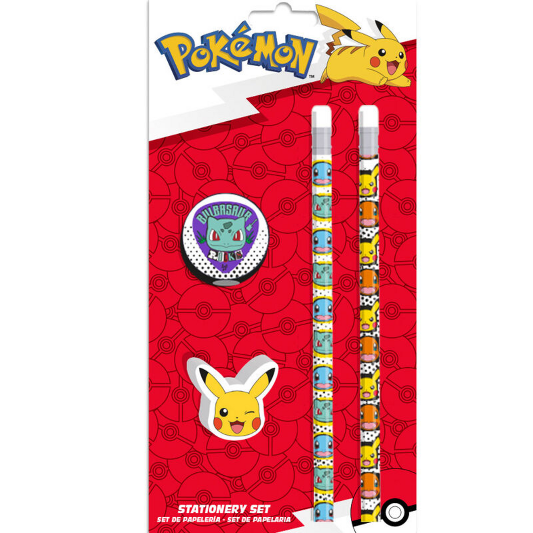 Pokémon - set de papelería