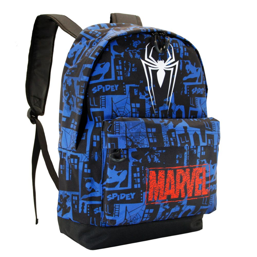 Marvel Spiderman Sky-Mochila HS Fan, Azul, 30 x 43 cm, Capacidad 22 L