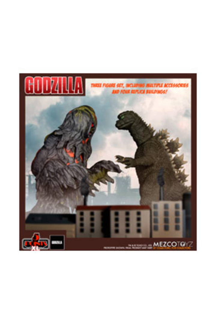 Godzilla Vs Hedorah Box Set 3 Figuras Godzilla 5 Points Xl