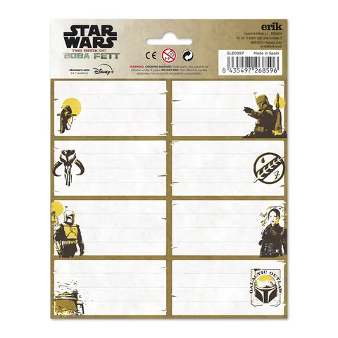 Comprar Etiquetas Adhesivas The Book Of Boba Fett 