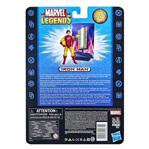 Comprar Figura Marvel Iron Man 20 Aniversario Serie Legends Figuras