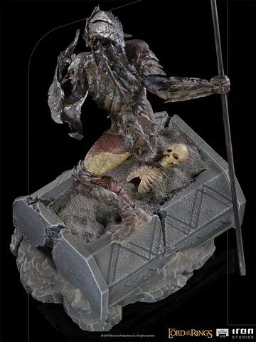 Comprar Figura Art Scale El Señor De Los Anillos Orco Con Armadura Figuras