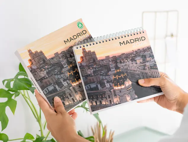 Comprar Calendario De Escritorio Deluxe 2024 Madrid