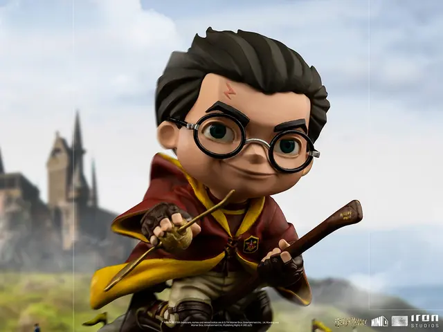 Comprar Figura Minico Harry Potter En Partido Quidditch Figuras