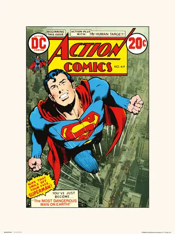Comprar Print 30X40 cm DC Action Comics 419 
