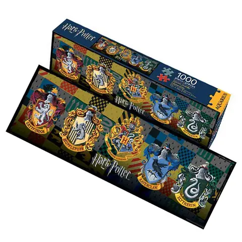 Puzzle De 1000 Piezas Harry Potter Escudos Casas & Hogwarts