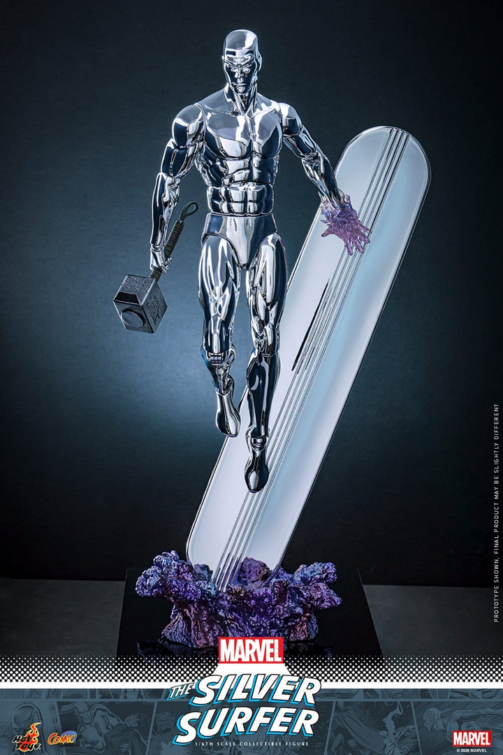 Figura silver surfer marvel 1/6 hot toys
