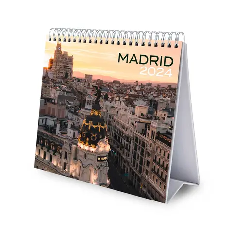 Comprar Calendario De Escritorio Deluxe 2024 Madrid