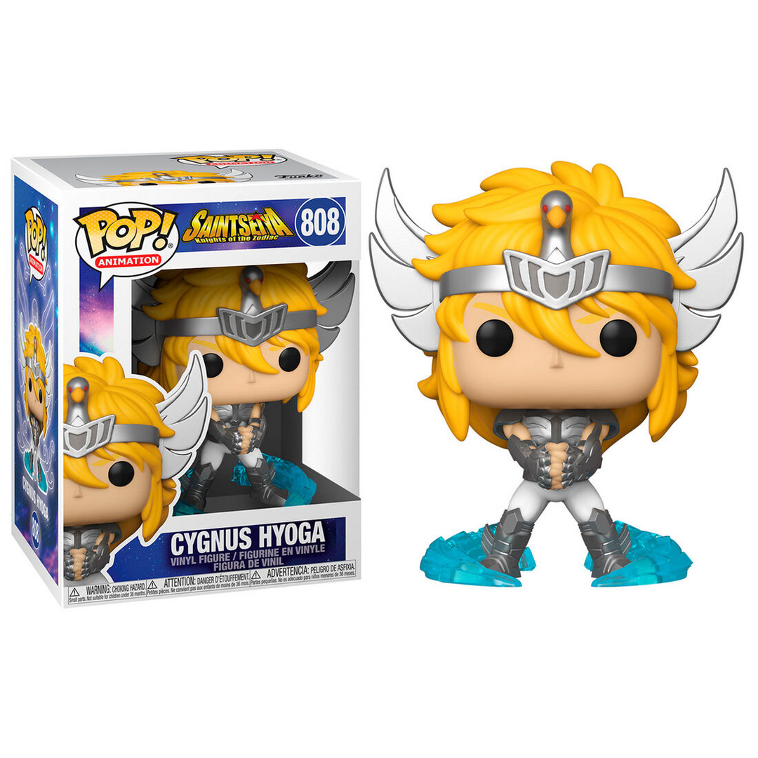 Funko Pop! Animation: Saint Seiya - Cygnus Hyoga - Figura de Vinilo Coleccionable - Idea de Regalo- Mercancia Oficial - Juguetes para Niños y Adultos - Anime Fans - Muñeco para Coleccionistas