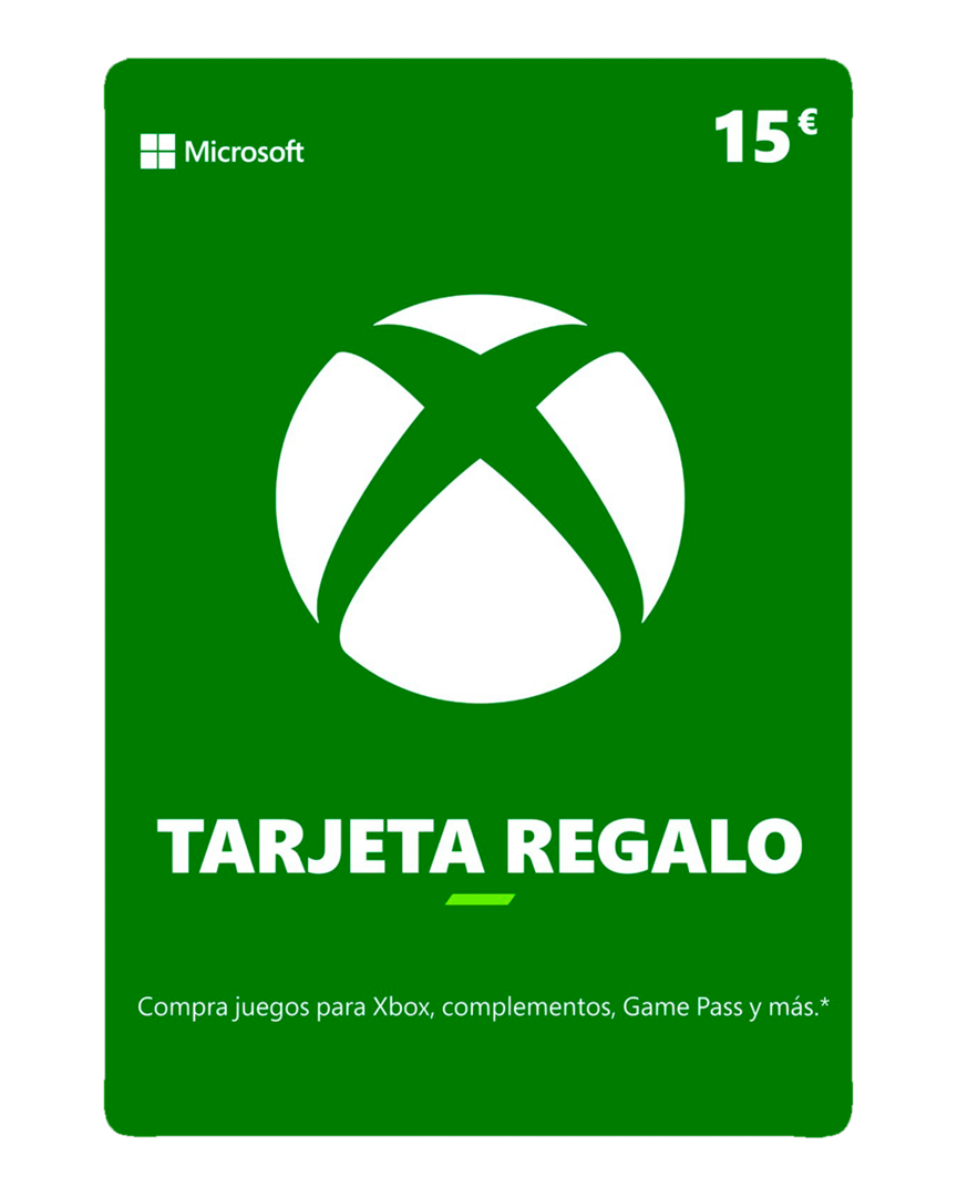 Tarjeta prepago xbox live 15€