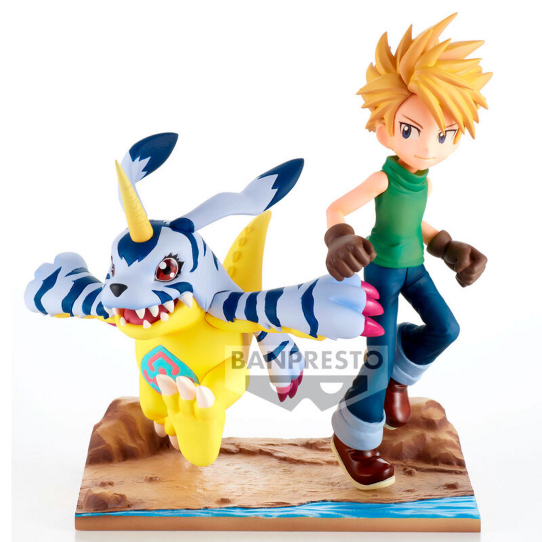 Figura yamato & gabumon adventure archives digimon adventure 15cm