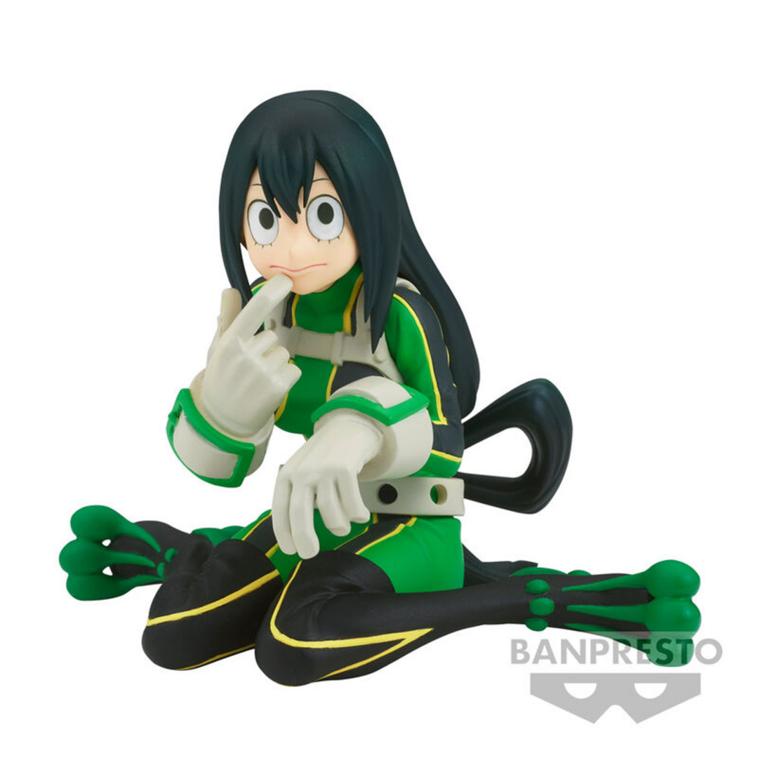 Figura tsuyu asui rainy season hero froppy break time my hero academia 9cm