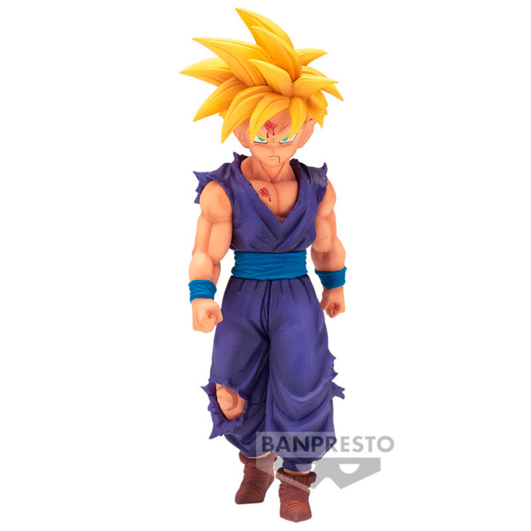 Figura super saiyan son gohan solid edge work dragon ball z 16cm