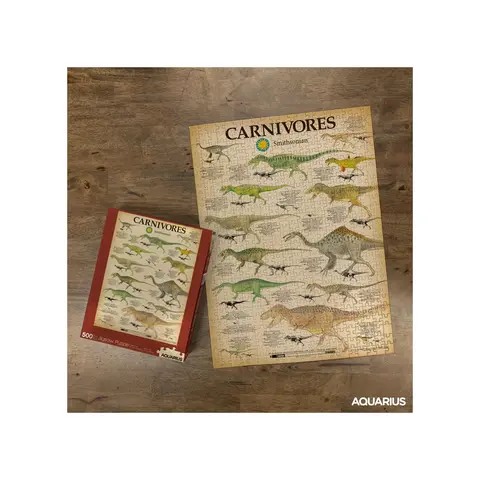Comprar Puzzle De 500 Piezas Smithsonian Dinosaurios Carnivoros 