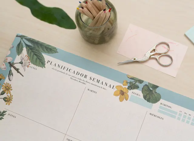 Comprar Bloc Planificador Semanal A3 Botanical Español 