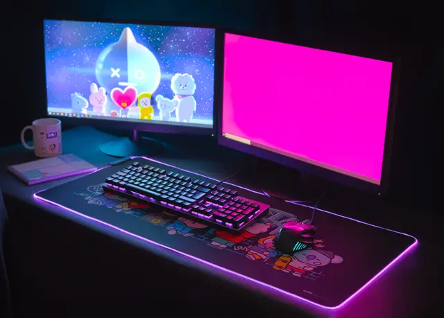 Comprar Alfombrilla Raton XXL Con Luz Led BT21 
