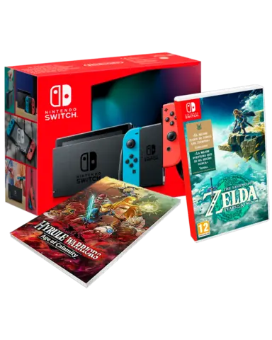 Comprar Nintendo Switch JoyCon Neón Azul/Rojo +  The Legend of Zelda: Tears of the Kingdom Switch