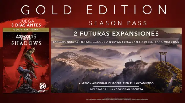 Reservar Assassin's Creed: Shadows Edición Gold PS5 Gold
