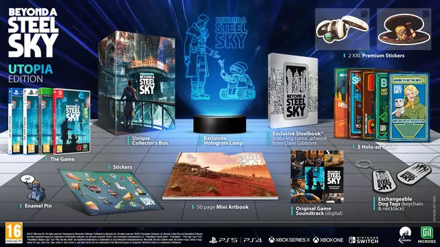 Comprar Beyond a Steel Sky Edición Utopía PS4 Coleccionista