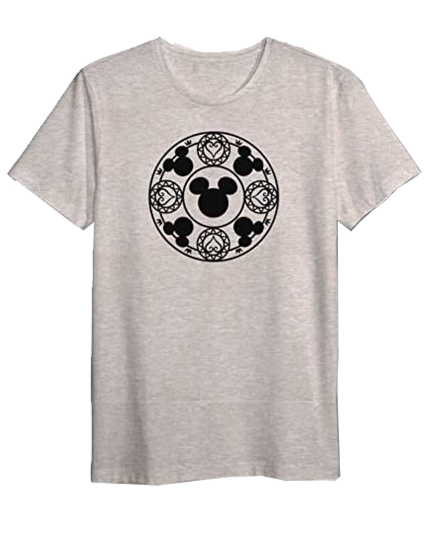 Camiseta símbolos mickey kingdom hearts talla  s