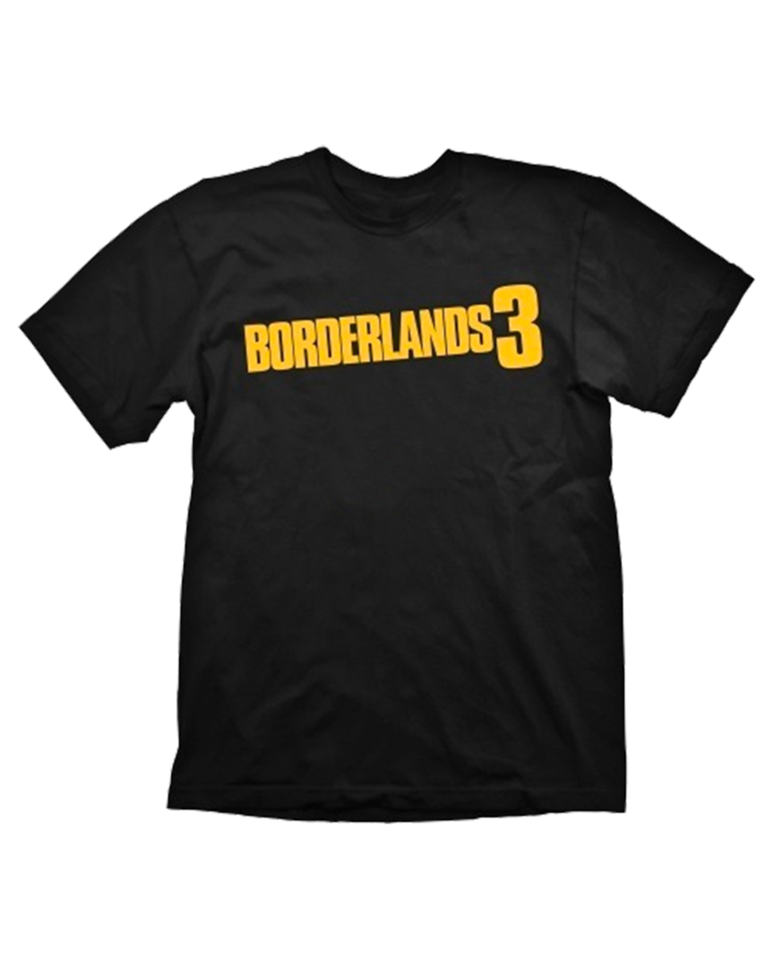 Camiseta negra con logo de borderlands 3 - talla s