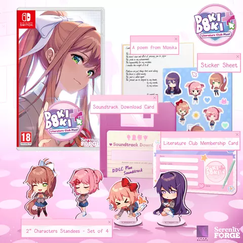 Comprar Doki Doki Literature Club Plus! Edición Premium Switch Premium
