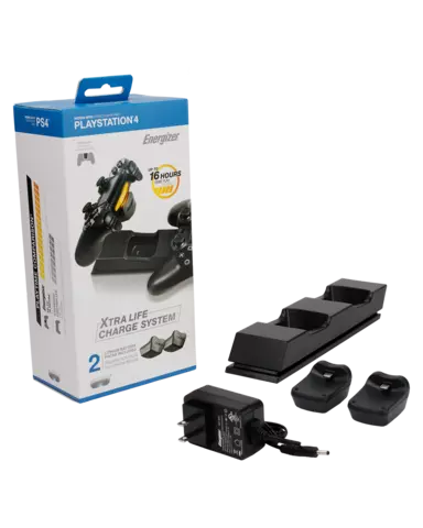 Comprar Cargador Energizer Perfil bajo para 2 Mandos + Baterías PS4