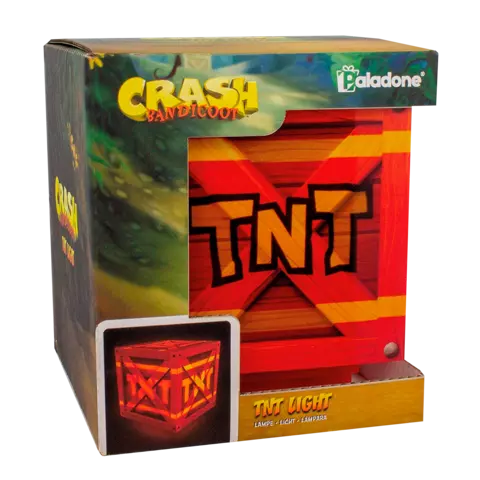 Comprar Lámpara 3D Crash Bandicoot TNT 10 cm (Con sonido) 