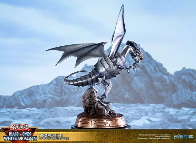 Comprar Figura Blue Eyes White Dragon Plateado Yu-Gi-Oh 35cm Figuras de Videojuegos Estándar screen 3