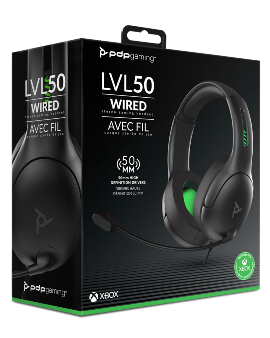 Auriculares gaming lvl50 con cable gris