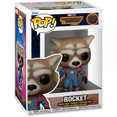 Comprar Figura POP! Rocket Guardianes de la Galaxia Volumen 3 Marvel 9cm Figuras de Videojuegos