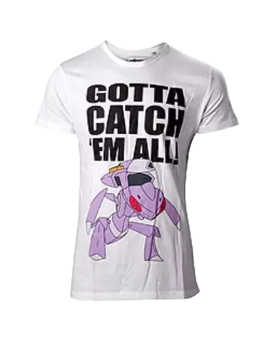 Comprar Camiseta Blanca Mythicals Genesect Pokémon Talla M - Talla M, Camiseta