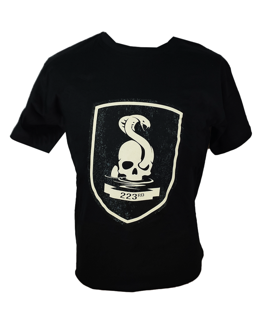 Camiseta negra 223rd infantry mafia iii talla xl
