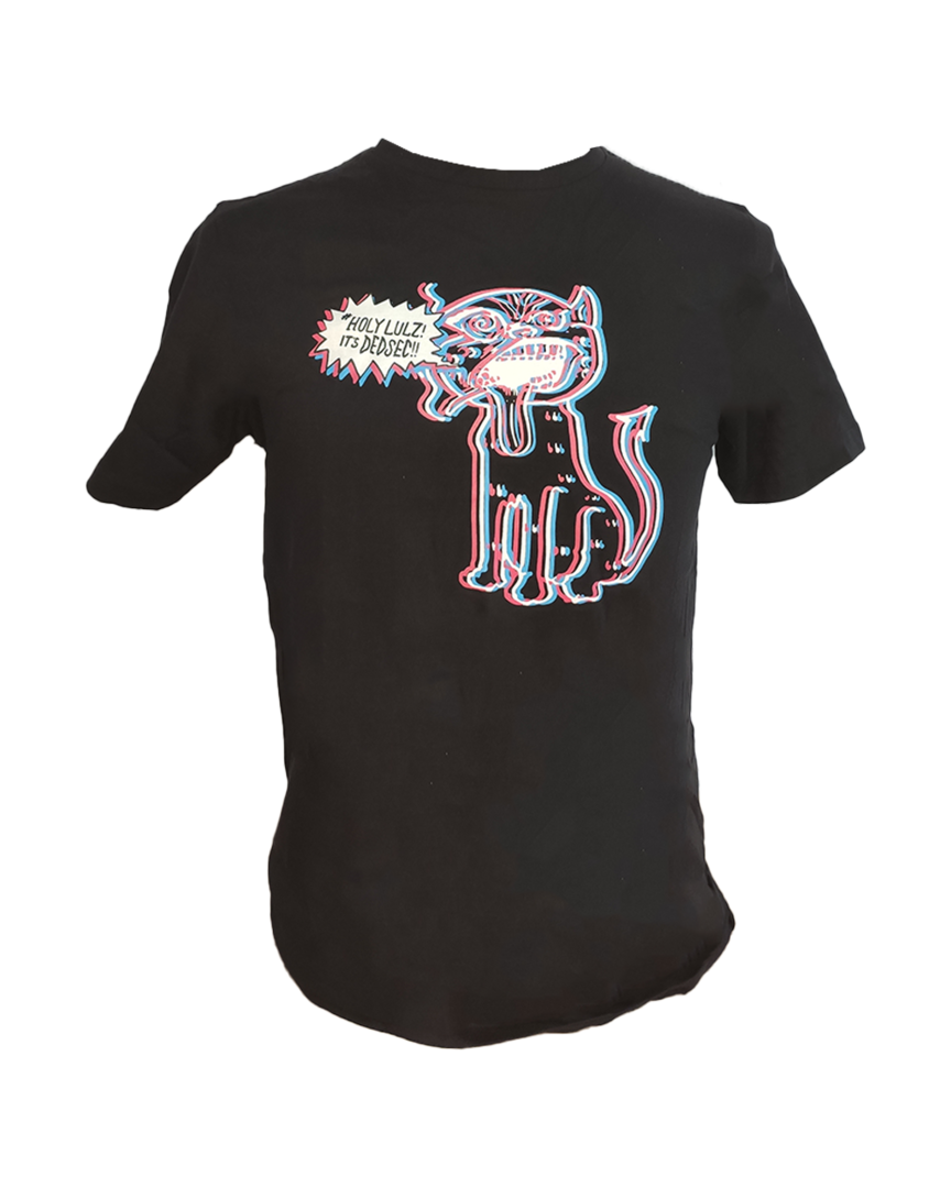Camiseta negra holy luiz watch dogs 2 talla s