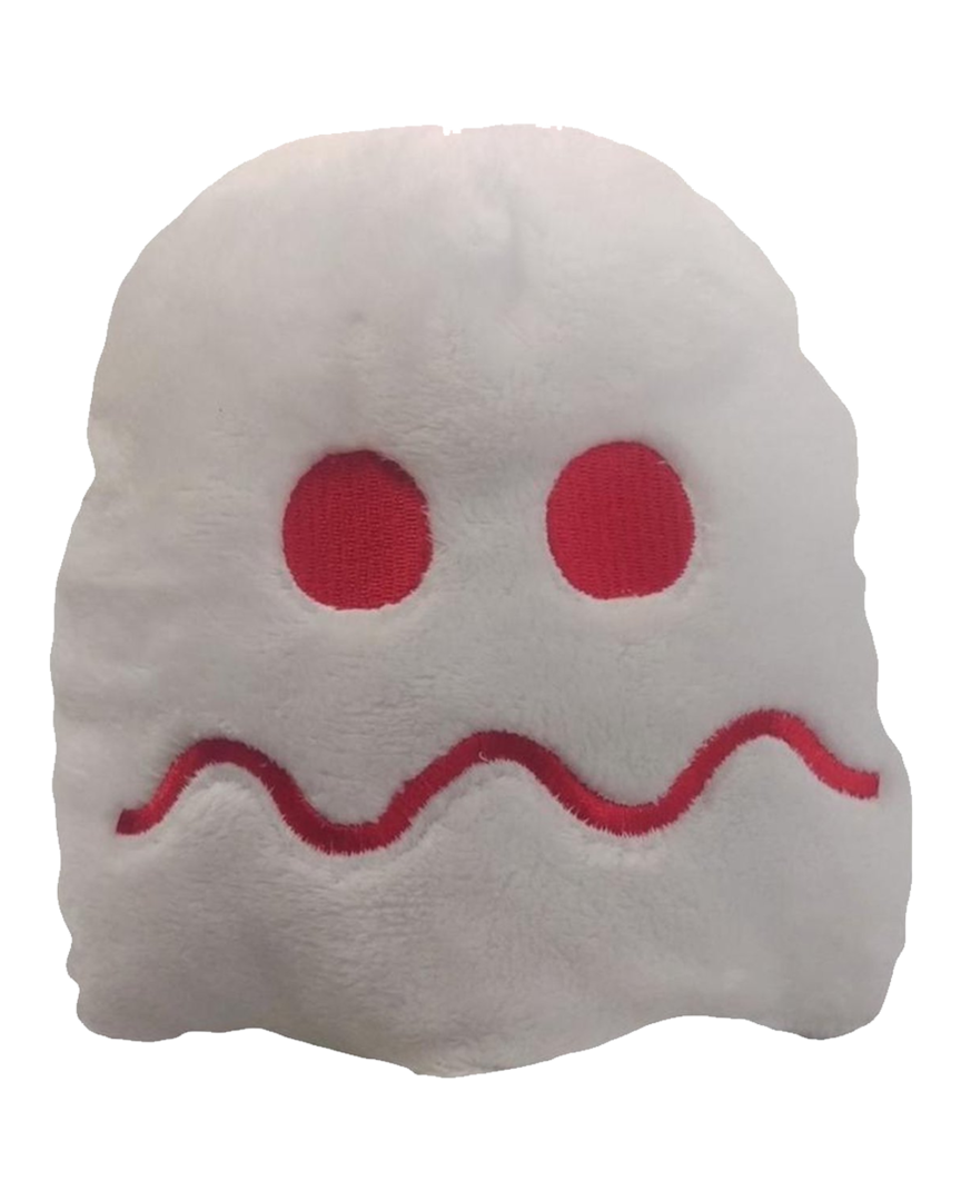 Peluche pacman fantasma blanco